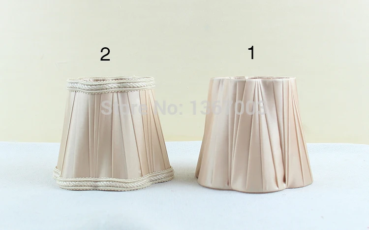 Fashion Light Lamps with Fabric Pendant Light Shade , Chandelier Mini Lamp Shade, Clip On