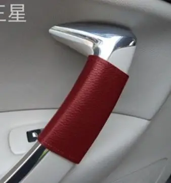 Car Door  For Citroen C5 handle Protective Leather Cover Door handle leather case   Interior upgrades car interior