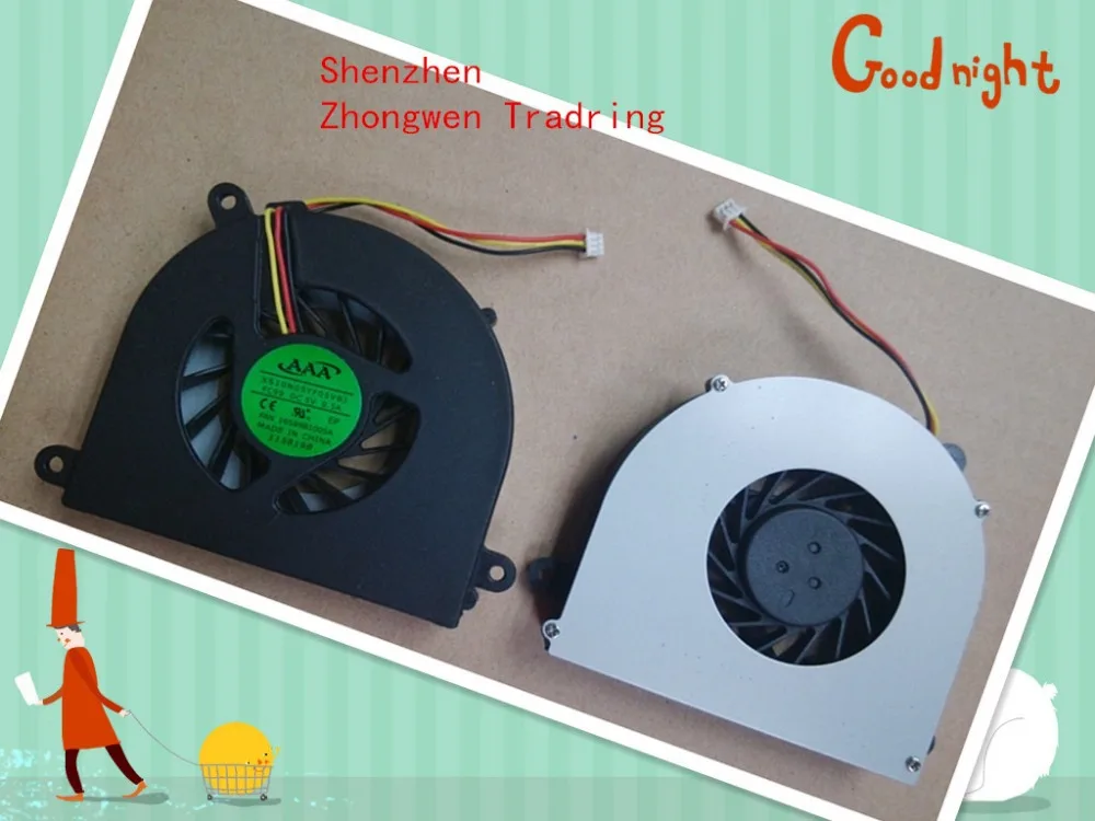 

Genuine New Free Shipping For Lenovo Ideapad Y550 Y550A Y550P AB7005HX-LD3 3pin Laptop CPU cooling Fan