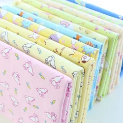 50x105cm Brand Design Cartoon Animals Plane Flowers 100% Cotton Flannel Fabric cloth Children Sleepwear Baby Blanket, Pajamas,