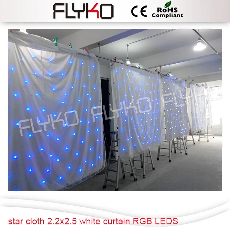 

High Quality White LED Star Curtain LED Curtain Screen