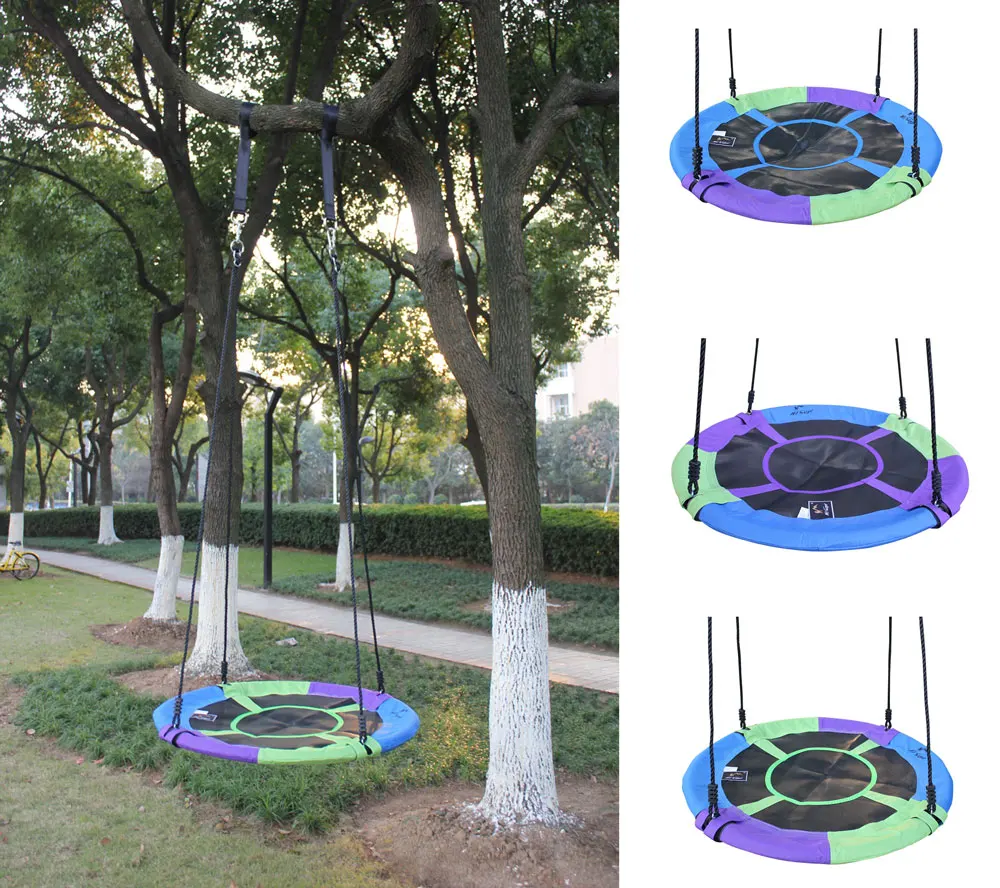 Toy Swings Assorted Colors Baby Tree Swing Giant 40" Saucer Tree Swing Baby Swing Chair With 400 LBS Weight Capacity New Style