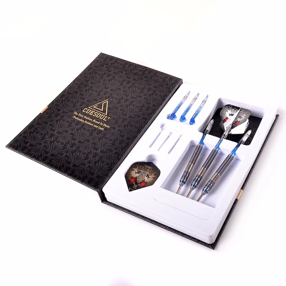 CUESOUL Dragon 22g/24g/26g Tungsten Steel Tip Dart With Blue Dart Shaft