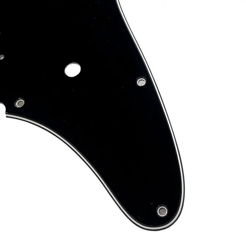 Pleroo Custom Guitar Parts - For MIJ Ibanez RG 350 EX Guitar Pickguard Blank With Bridge Humbucker Pickup Scratch Plate Black