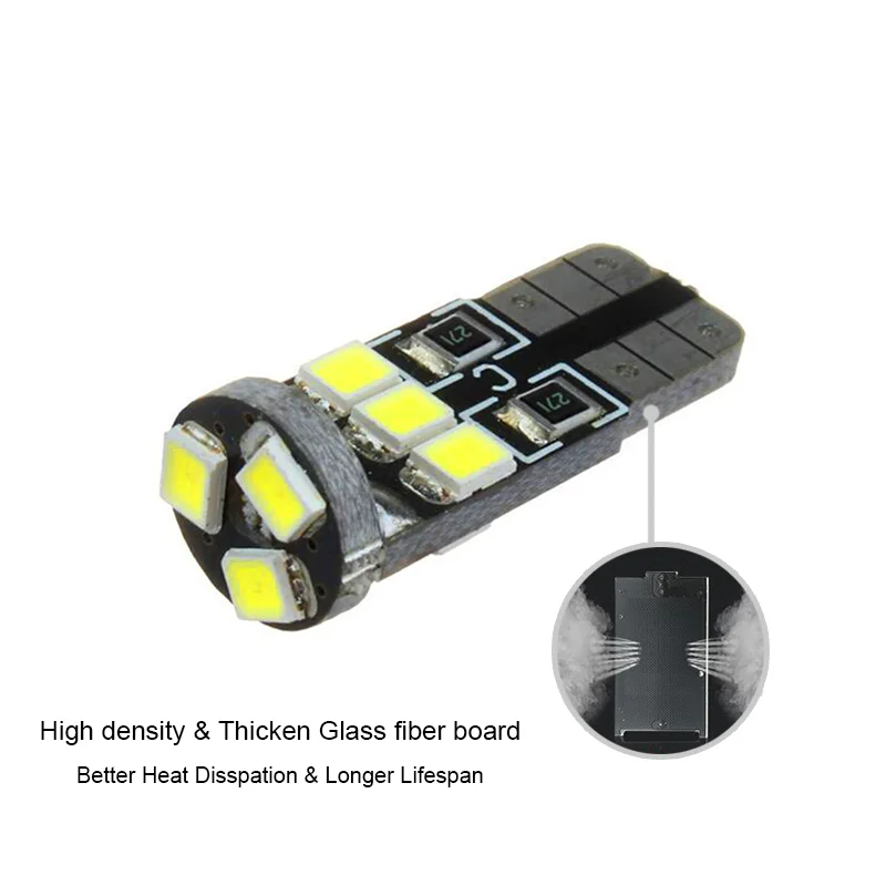BOAOSI 2x Canbus LED T10 W5W Clearance Parking Light Wedge Light For Mitsubishi asx lancer 10 outlander 2013 pajero l200 Expo