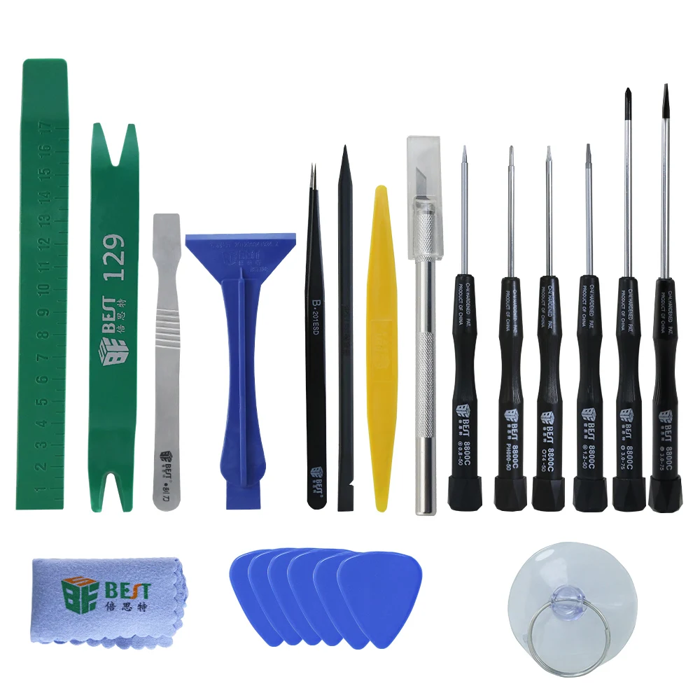 Kit de ferramentas de telefone celular 22 modos, ferramenta de alavanca para abrir iphone, ipad, android, tablet, pc e laptop
