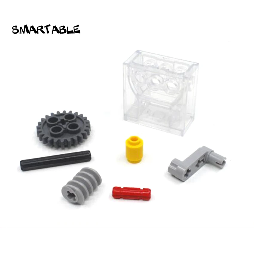 Smartable MOC High-Tech Turbine Box Combination Parts Building Blocks Toys For Kids Compatible 6588/4716/3648 5pcs/set