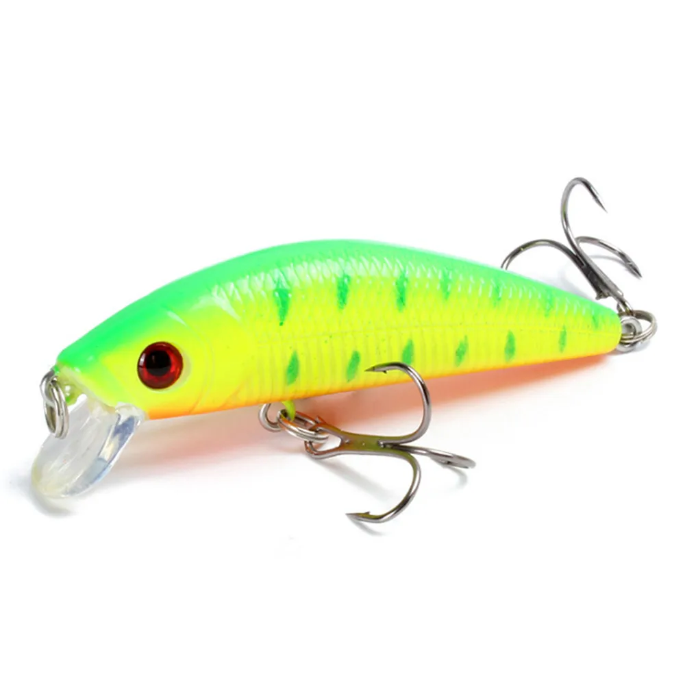 1pcs Classic Minnow Fishing Lure 7cm 8g 3D Eyes Hard Bait Fake Fish Crankbait Wobblers Artificial Swimbait Peche Fishing Tackle
