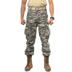 Men's Winter Casual Pants Multi-Pockets Digital Cargo Pants New 2024 Spring Long Trousers For Men