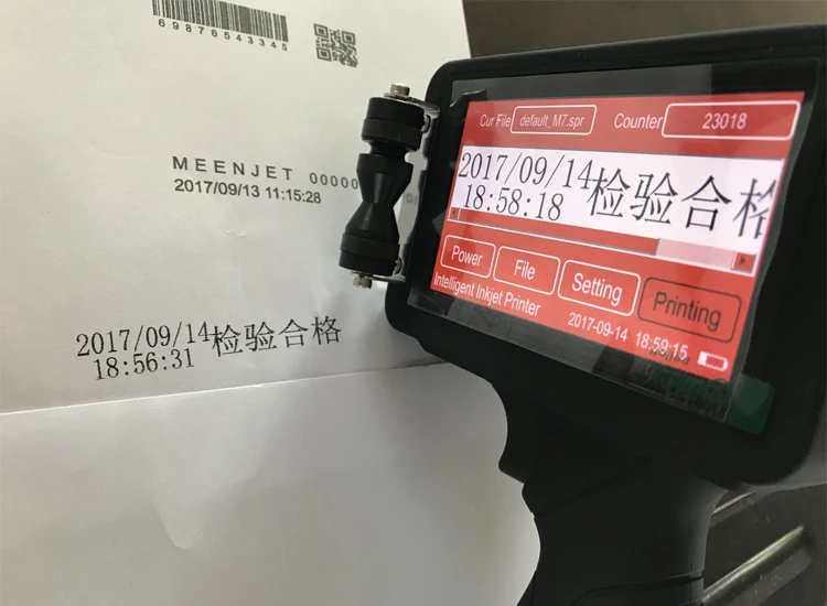 Nueva impresora de código por lotes de inyección de tinta portátil de fácil Control, hecha en China, precio barato