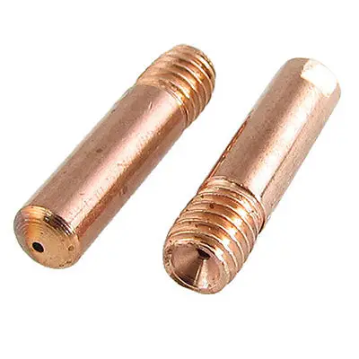 20 Pcs Copper Tone Welding Solder Torch Nozzle 0.8/1.0/1.2mm Hole Tip Wgzwx