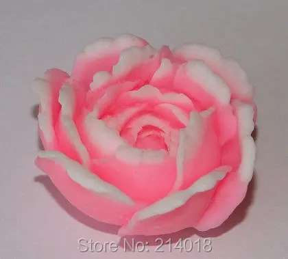 New Arrival Flower Soap Mold Rose Mold Silicone Candle Mould Rubber For Cake Decorations PRZY Eco-friendly 001