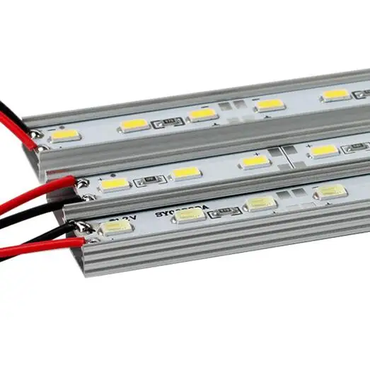 0.5m LED Rigid String Bar 36LED 5630/5730 DC12V LED Hard Strip Cold /warm /Blue/Green/Red Bar Light + U Aluminium profile