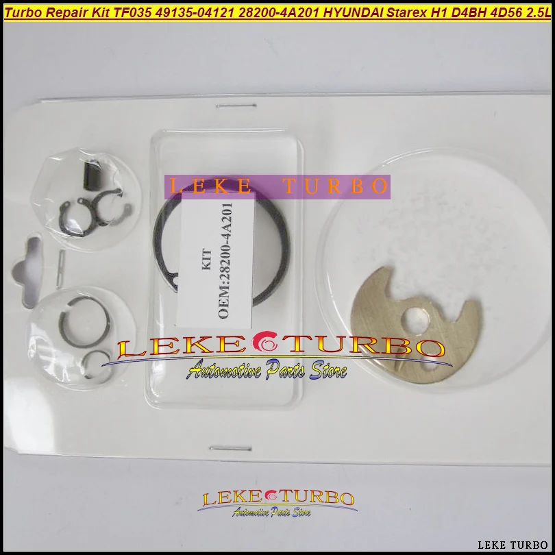 

Ремкомплект TURBO для восстановления TF035 28200-4A201 49135-04121 49135-04211 для HYUNDAI Starex Van Refine D4BH 4D56 4D56A-1 2.5L