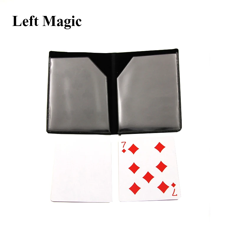 Optical Wallet Card Appearing Magic Tricks Wallet Melting With Magnet Card Street Stage Close Up Magic Illusion Mentalism