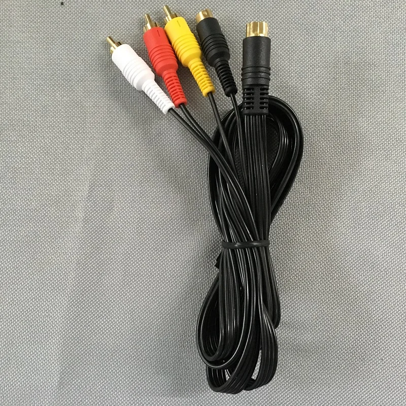 FZQWEG Audio Video AV A/V S Video Display Composite Cable Cord Wire For Saturn