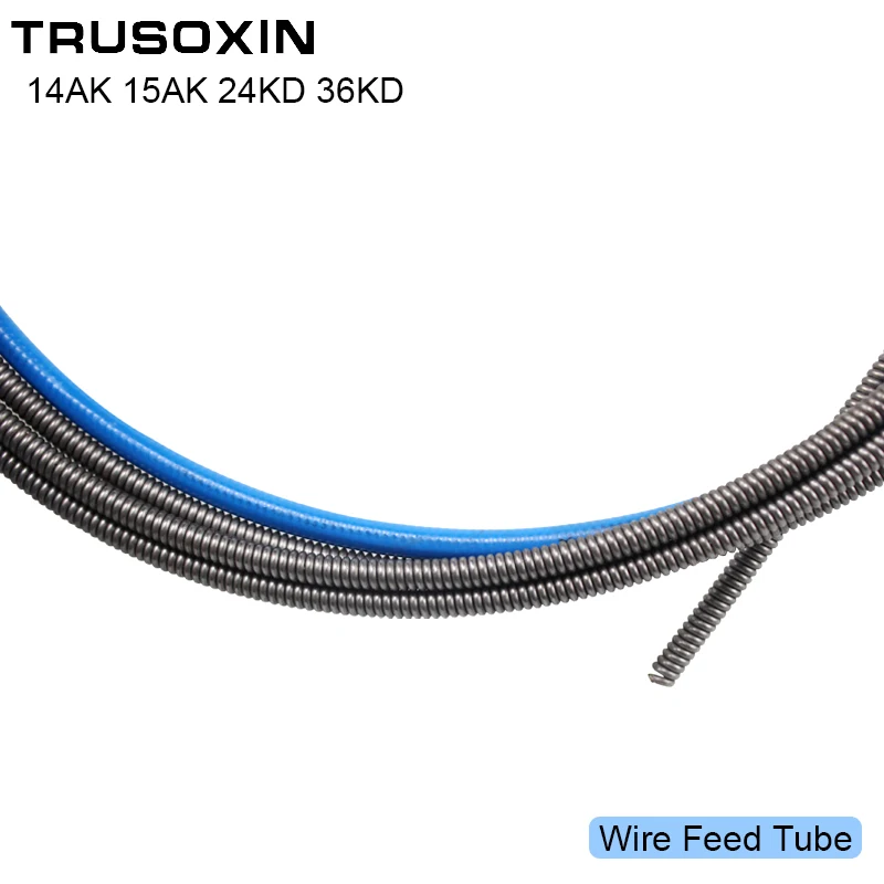 1pcs 14K 15AK 24KD 36KD Torch/Gun Consumables 3M 5M MIG Wire Feed Tube for the MIG Welding Machine