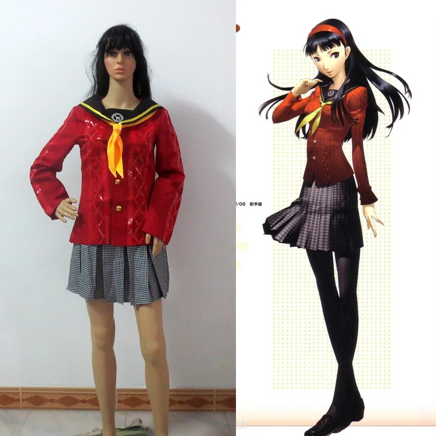 

Persona 4 Amagi Yukiko School Uniform Cosplay Costume Custom made Carnival Halloween Anime cosplay costume