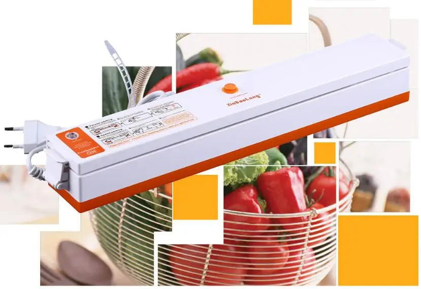 220V/110V المنزلية الغذاء فراغ السداده التعبئة والتغليف آلة فيلم السدادة فراغ باكر بما في ذلك 15 قطعة أكياس D111