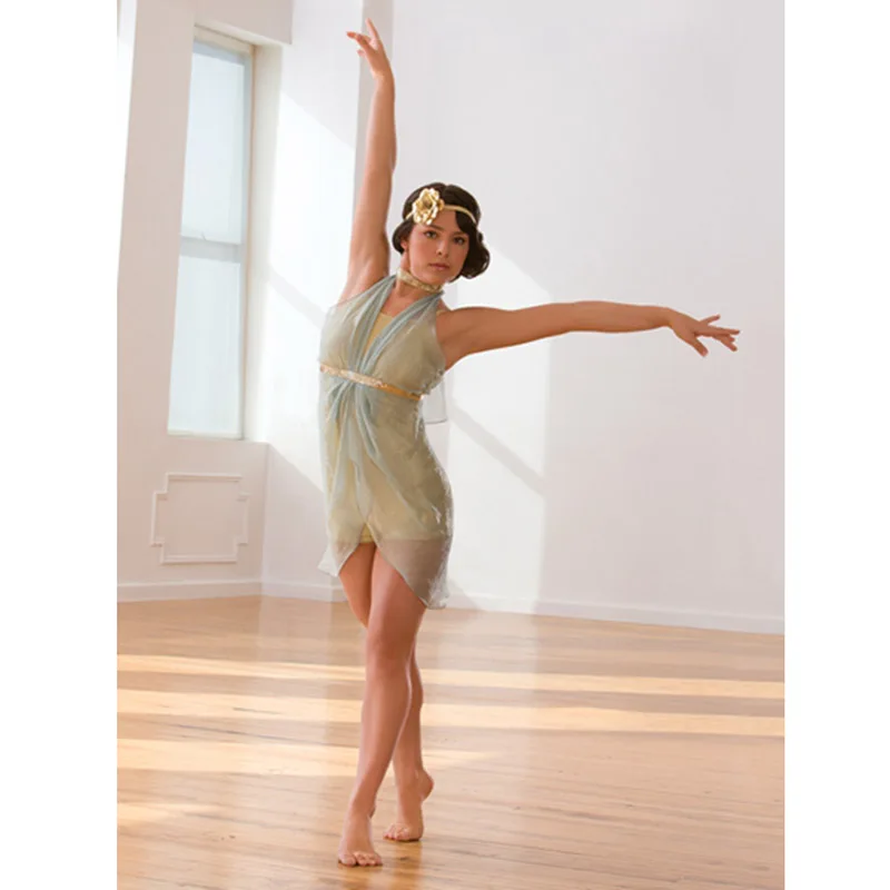 Broadway Sleeveless Romantic Ballet Costumes For Girls Soft Ballet Dress Suitable For Latin/Jazz/Ballet Dance