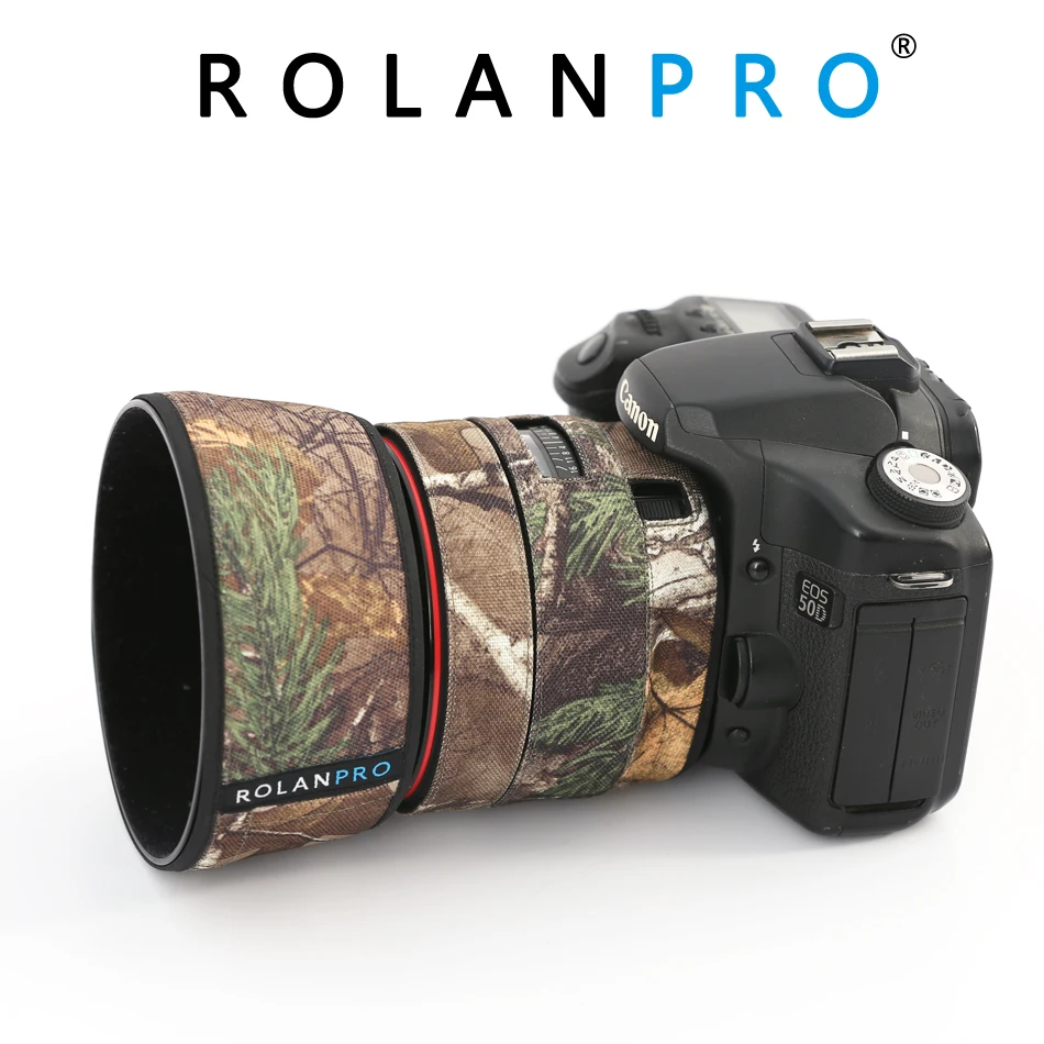 ROLANPRO Camera Lens Coat Camouflage for Canon EF 85mm f1.2L II USM Lens Protective Sleeve for Canon SLR lens Protection Case