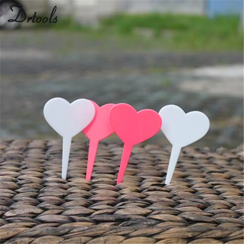 20pcs-PACK garden tool 4.5cm x8.5cm Plant Love Tags Markers Nursery Tray  Waterproof Strip Line  Labels Signs marks GT020