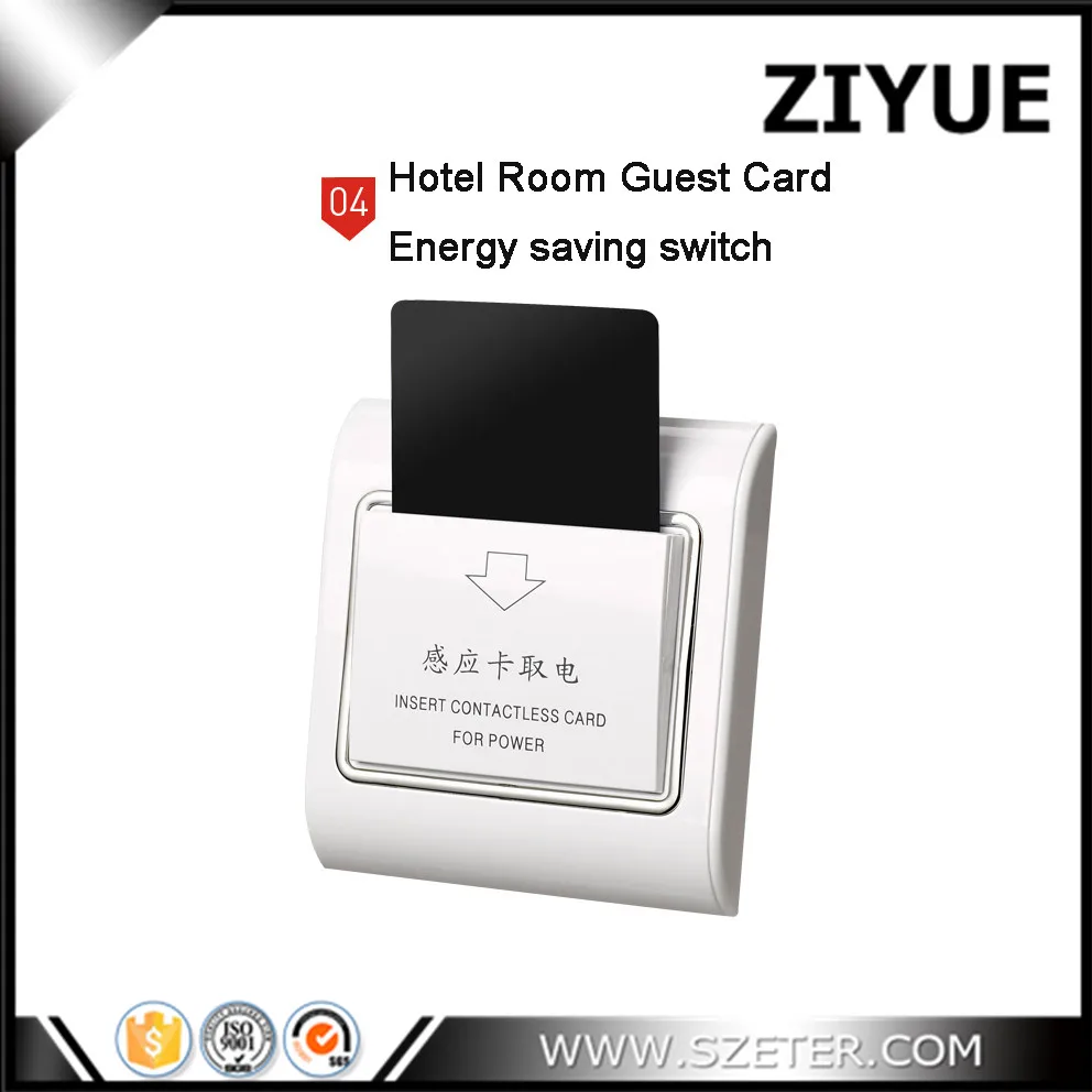 Fast  Express Shipping! 125KHZ  EM4305 T5557 T5567 EM Card Power Switch Energy Saver Card Holder for Office Hotel