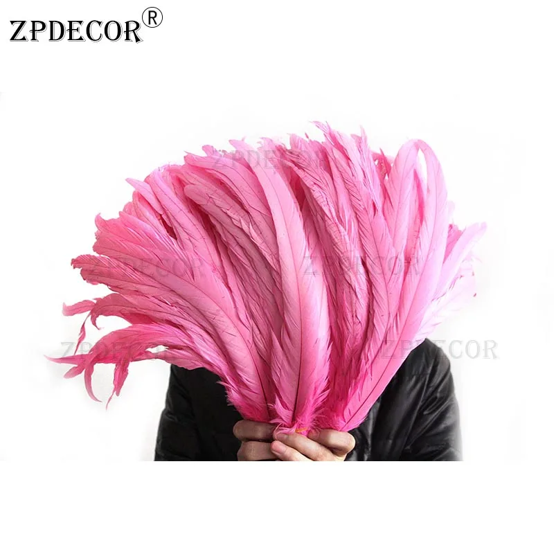 14-16Inch 35-40CM Chicken feathers Or Rooster feathers for Carnival Decoration