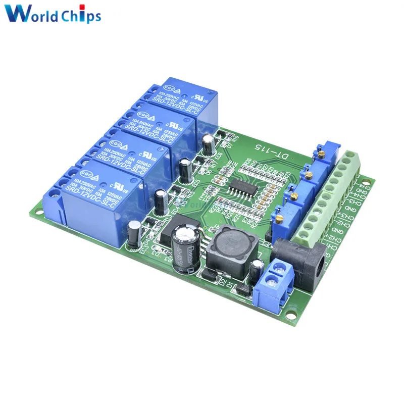 DC 12V 4 Channel Voltage Comparator Stable LM393 Comparator Module