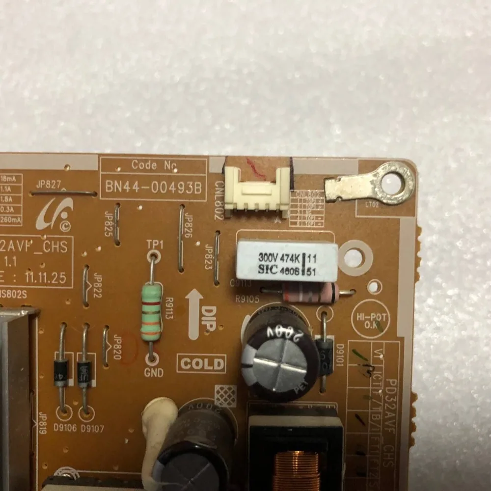 Placa de alimentación para SZYLIJ, buena calidad, original, 95% nuevo, BN4400493B, punto de BN44-00493B