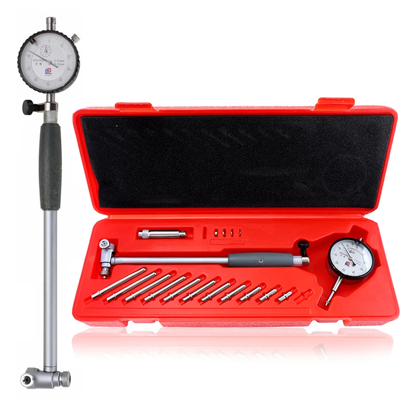 GUANGLU Dial Bore Gauge 50-160mm/0.01 Center Ring Dial Indicator Test Indicator Gage Measuring Instrument