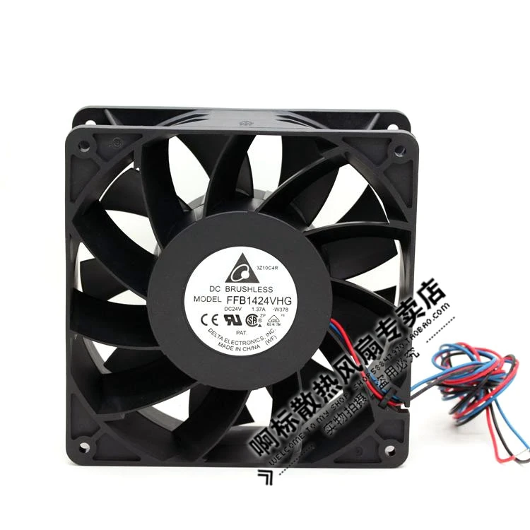 brand new DELTA FFB1424VHG 14050 14CM 24V 1.37A 3PIN Frequency converter cooling fan