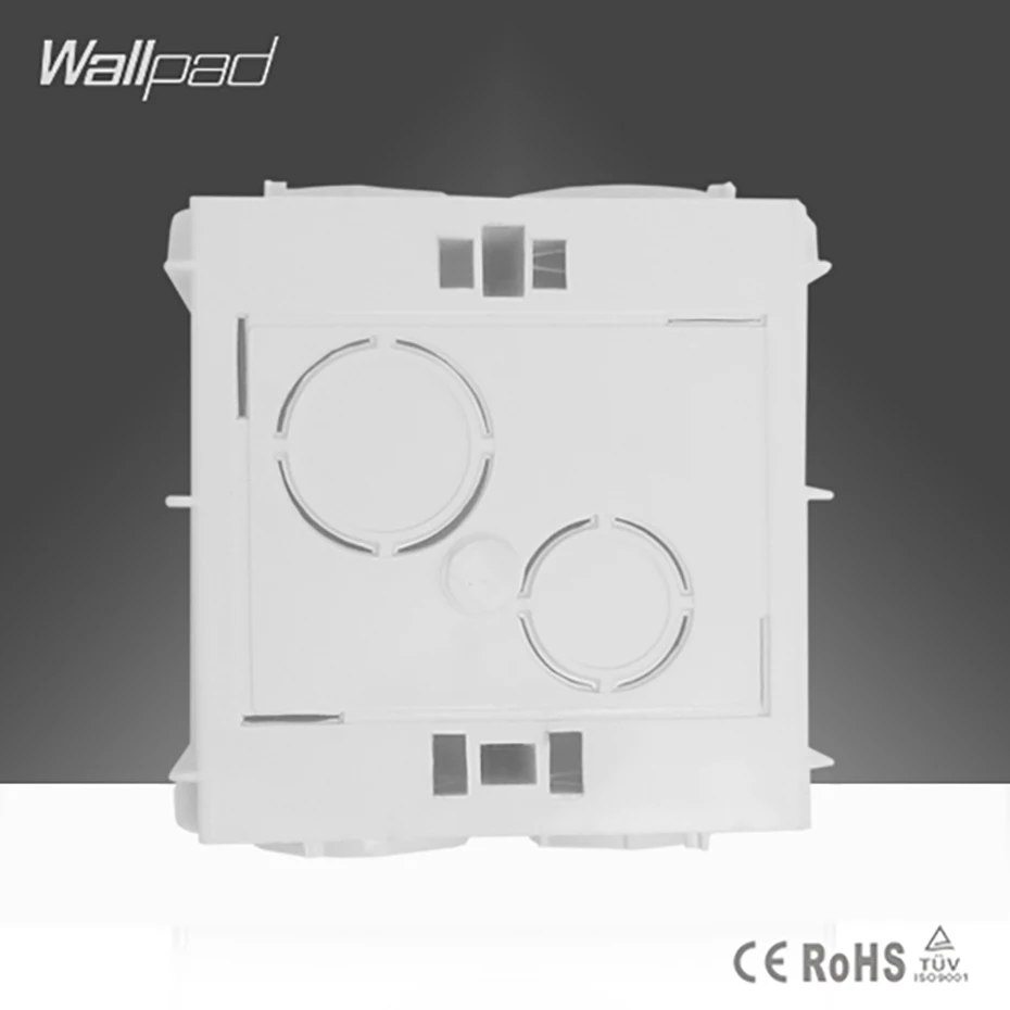 Mounting Lining Box for 86*86mm Wall Switch and Socket Wallpad Cassette Universal White Wall Back Junction Box