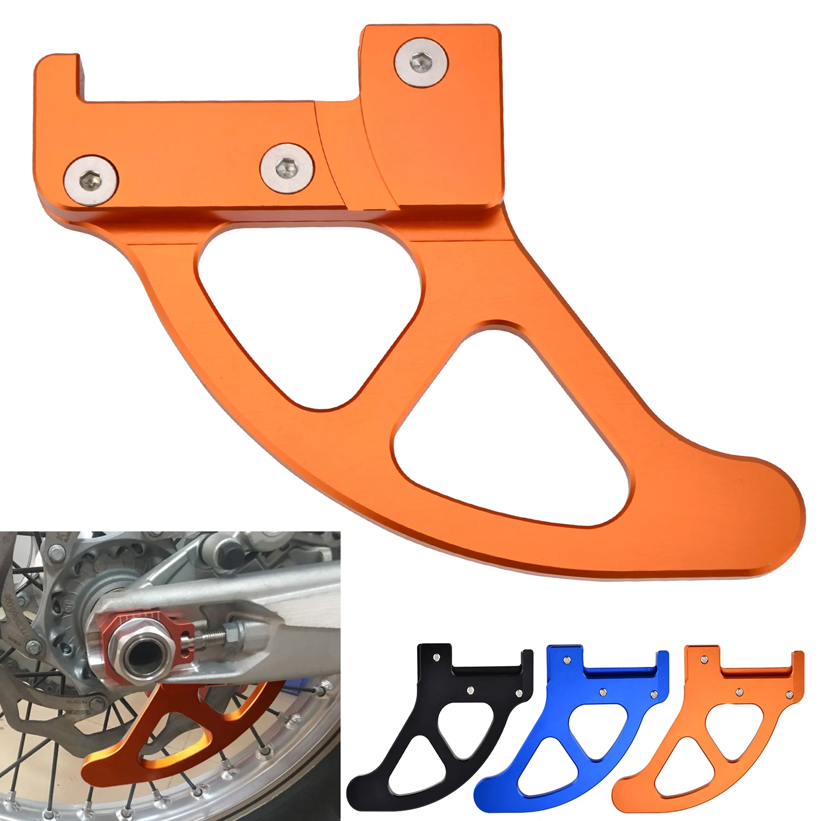 Protector de disco de freno trasero, accesorio para KTM EXC 300 250 525 EXCF SX SXF XC XCW TPI XCF XCF-W 125 200 350 400 450 530 Husqvarna TE 300 Husaberg