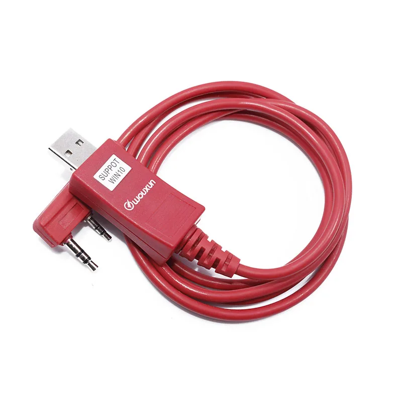 Original WOUXUN USB Programming Cable Radio Win10 KG-UVD1P KG-UV6D KG-UV899 KG-UV9D PLUS Programming Software Cable With CD