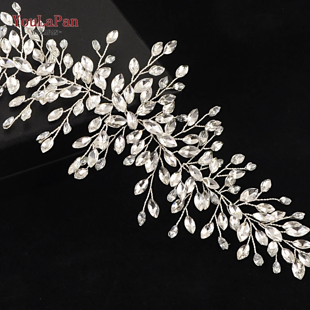 YouLaPan Sashes Woman Bling Crystal Belts for Bridal Rhinestone Wedding Sash Girlfriend Gifts Bride Dress Belt Accessories SH237