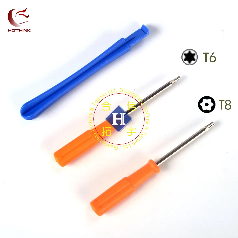 HOTHINK 3pcs/set  T8 Screws driver T6 Screwdriver set opening tools for XBOX ONE Controller XBOX ONE Elite gamepad Repair Part