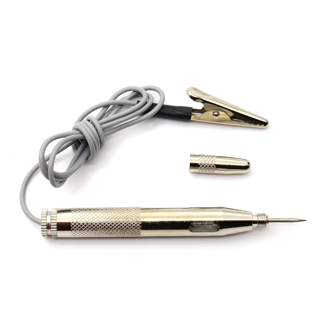 نظام ضوء مجس اختبار دائرة السيارة ، قلم اختبار جهد مصباح السيارة ، كاشف النحاس ، تيار مستمر 6 فولت-24 فولت ، من من من النحاس