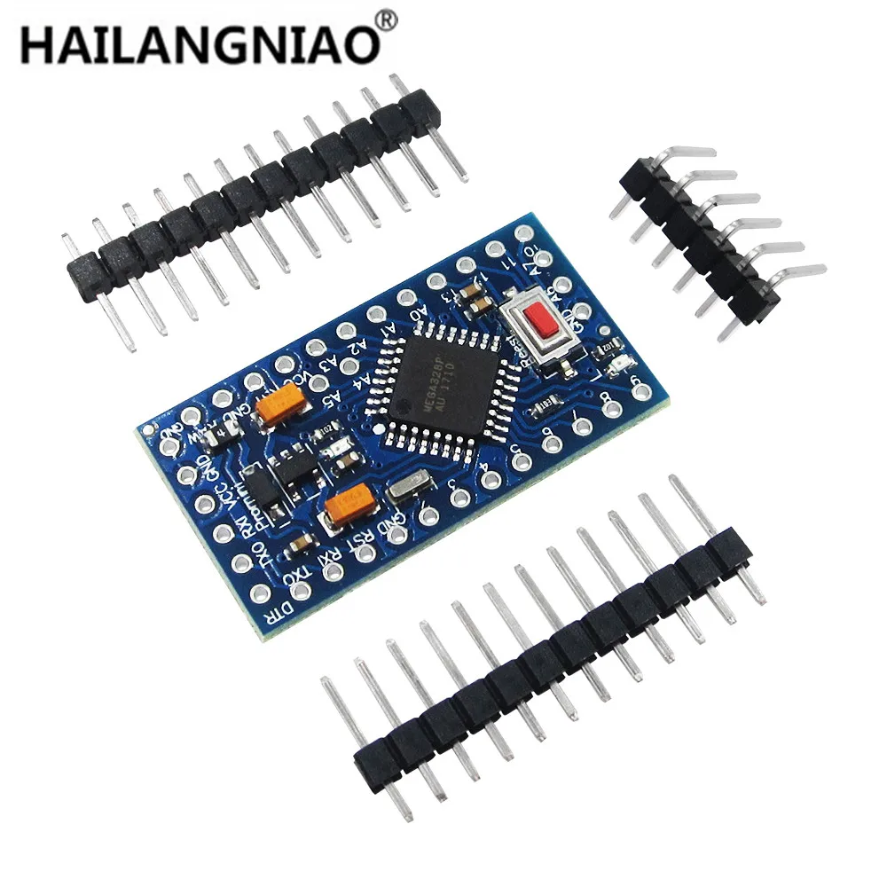 5pcs Pro Mini 168/328 Atmega168 5V 16M / ATMEGA328P-MU 328P Mini ATMEGA328 5V/16MHz For Arduino Compatible Nano Module