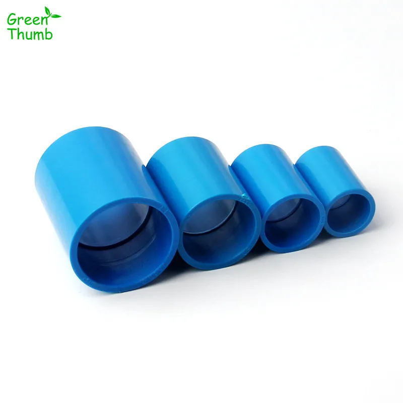 

50pcs Dia 20-40mm Blue PVC Straight Connector Garden Hose Adapter PVC Joints Fish Tank Supply