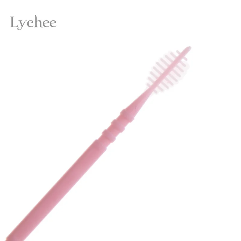 Lychee Life 150pcs/Pack Random Color Portable Plastic Toothpick Oral Dental Picks Eco-Friendly Tooth Pick