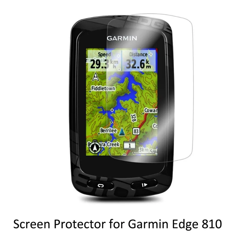 

3* Clear LCD PET Film Anti-Scratch Screen Protector Cover for Cycling Training GPS Garmin Edge 810 Edge810