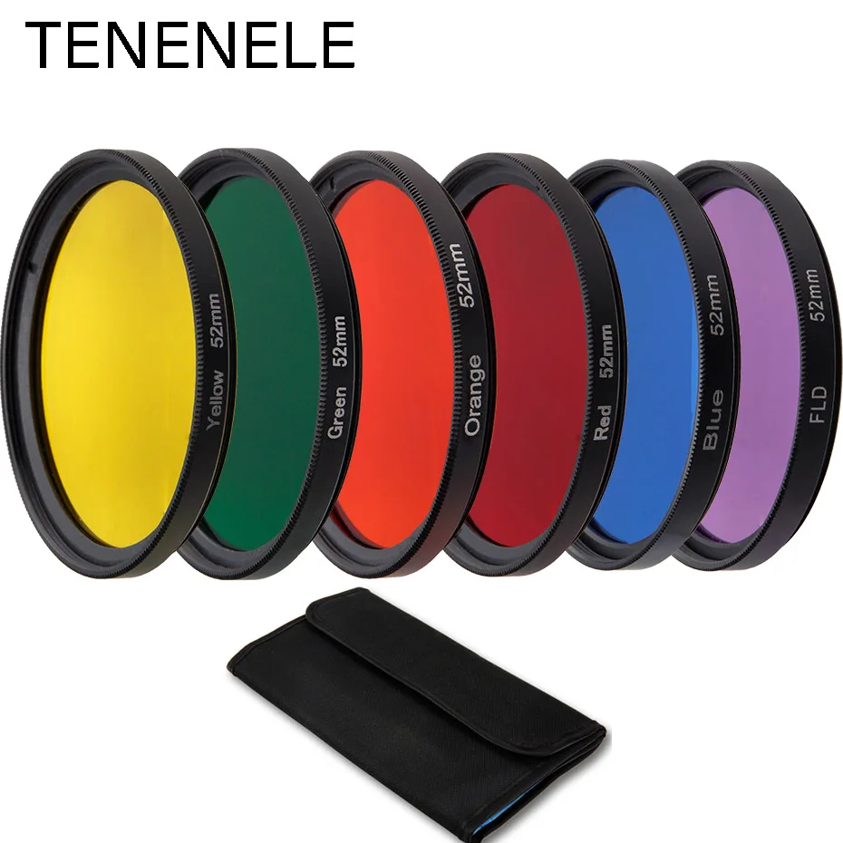 40.5mm 43mm 46mm 52mm 55mm 58mm 62mm 67mm 72mm 77mm 82mm Full Colour Filters Set For Canon Sony Nikon Camera Lens Accessories