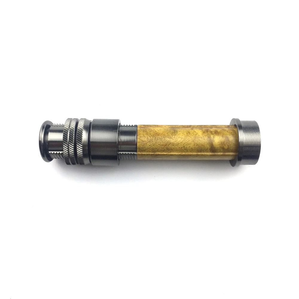NooNRoo New Design Reel Seat Aluminum Burled Wood  Fishing Rod building DIY Repair fishing rod components