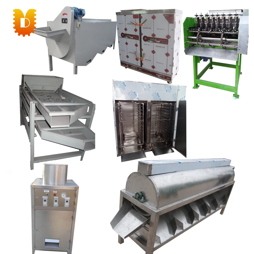 الكاجو تقشير آلة خط/خط الكاجو مقشرة/الكاجو آلة القصف