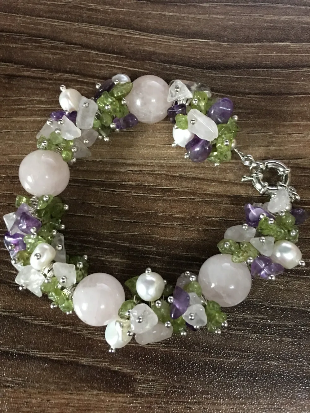 Chunky Big FreshWater Pearl Natural stone for women Bracelet Handmade Statement bohemian Pearl Jewelry offer Drop shipping