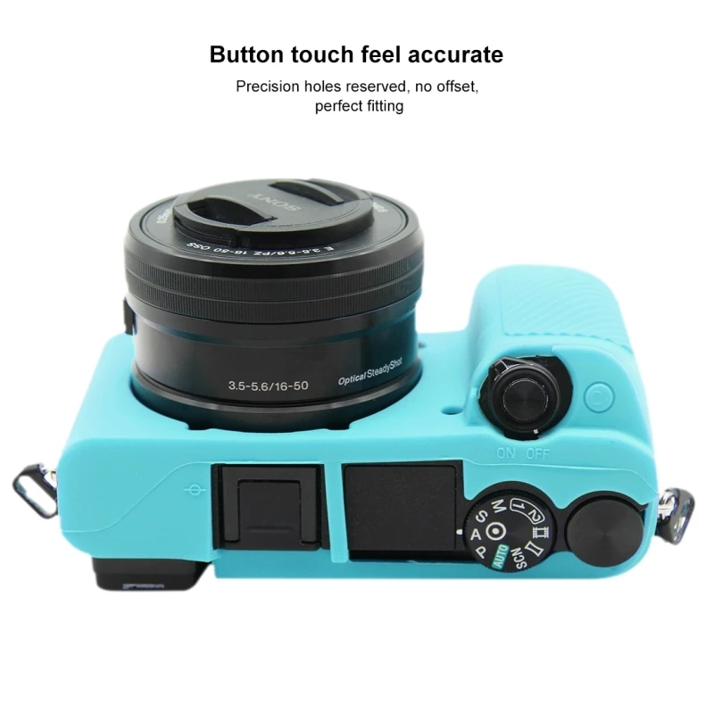 PULUZ Soft Silicone Protective Case for Sony ILCE-6300 / A6400 Protective Cover