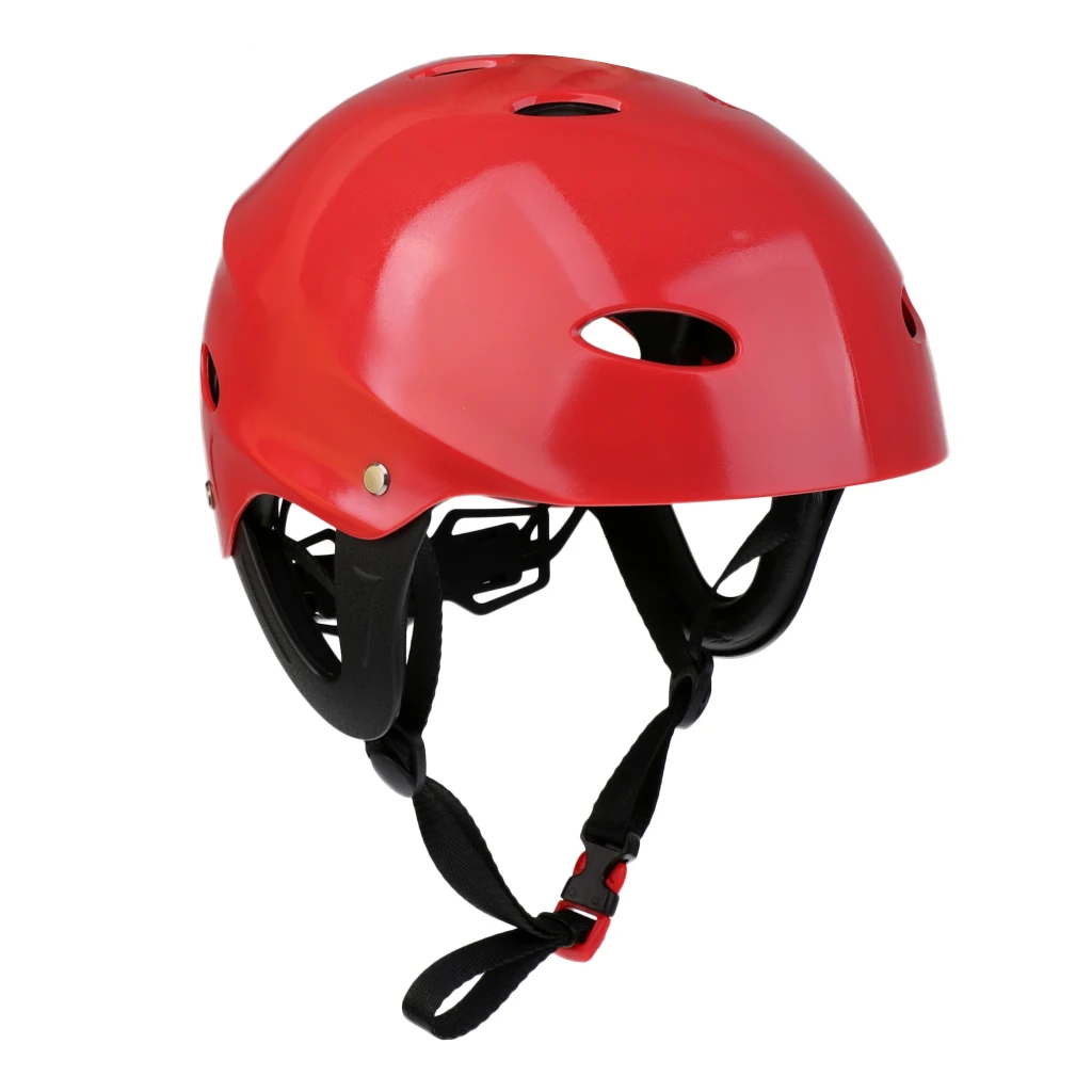 Kayaking Adjustable Safety Helmet Rafting Canoe Hard Cap Protector Guard for Sailing Surfing  Wakeboard Water Skiing