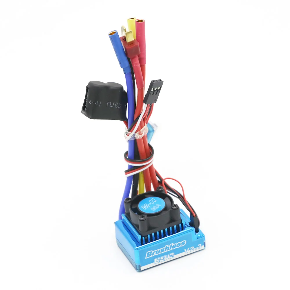 Waterproof 45A 60A 80A 120A Brushless ESC Electric Speed Controller Dust-proof for 1/8 1/10 1/12 RC Car Crawler  RC Boat Part