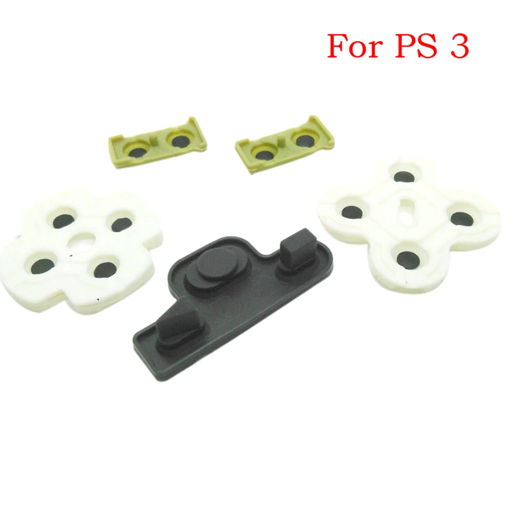 10sets  For ps3 Controller conductive rubber for Playstation 3 Soft  Silicon Conductive Button Pad  Replacement